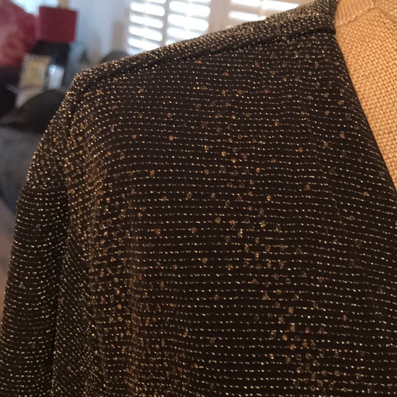 Teddy dressy, knit like, sparky cardigan top - Picture 2 of 6